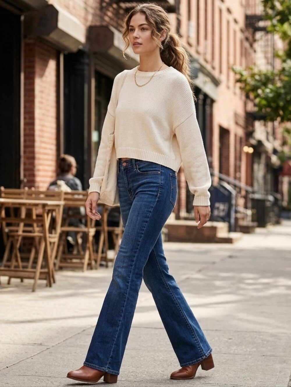 Levi's Dark Blue Flare Jeans